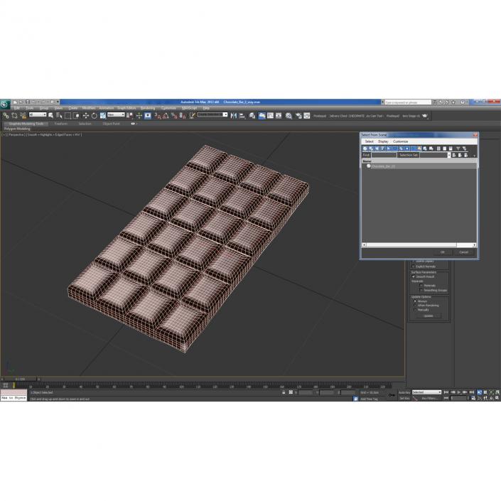 3D model Chocolate Bar 2